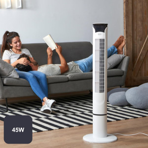 VENTILADOR TORRE BLACK & DECKER BXFT49E 45W 56DBA 102CM