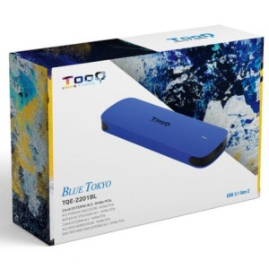 CAJA EXTERNA SSD M.2 NVME TOOQ TQE-2201BL USB 3.1