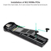 CAJA EXTERNA SSD M.2 NVME TOOQ TQE-2201R USB 3.1