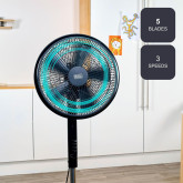 VENTILADOR PIE BLACK & DECKER BXFEP51E 55W 5 ASPAS 3V