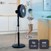 VENTILADOR PIE BLACK & DECKER BXFEP51E 55W 5 ASPAS 3V