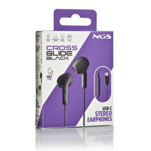 AURICULAR  MICROFONO NGS INTRAUDITIVOS CROSS GLIDE USB T-C N