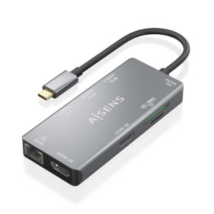 ADAPT.AISENS USB-C DOCK 9 EN 1 9P018-GR