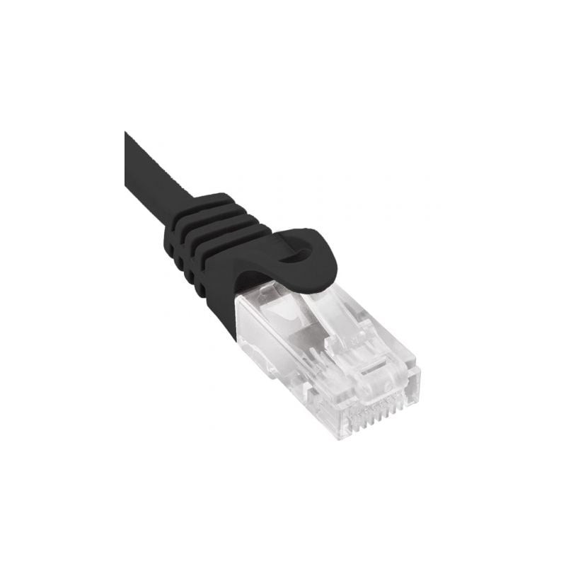 LATIGUILLO PHASAK UTP/RJ45 CAT.6 1 MTR NEGRO 