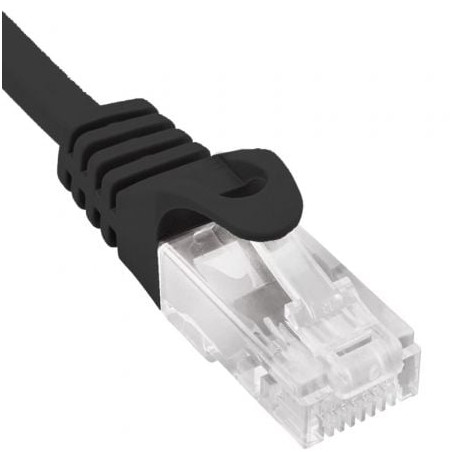 LATIGUILLO PHASAK UTP/RJ45 CAT.6 1 MTR NEGRO 