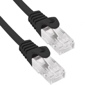 LATIGUILLO PHASAK UTP/RJ45 CAT.6 1 MTR NEGRO 