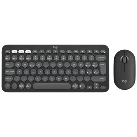 TECLADO+RATON INALAMBRICOS LOGITECH PEBBLE 2 COMBO 