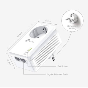 POWER LINE TP-LINK TL-PA7027P1000MB PACK 2