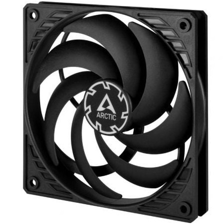 VENTILADOR CAJA ARCTIC P12 SLIM PWM PST/ 12CM/ NEGRO 