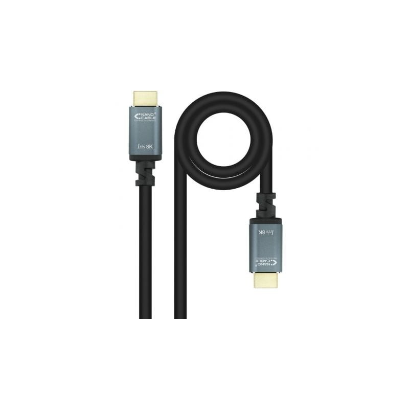 CABLE HDMI NANOCABLE 2.1 IRIS 8K M/M 10M NEGRO