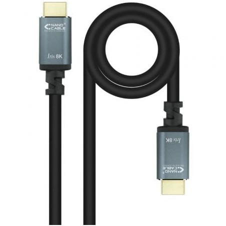 CABLE HDMI NANOCABLE 2.1 IRIS 8K M/M 10M NEGRO