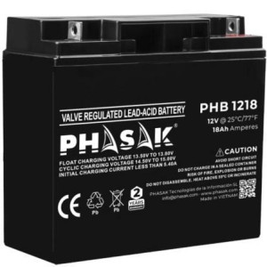 BATERIA SAI PHASAK PHB 1218 PARA SAI/ UPS 12V/18AH 
