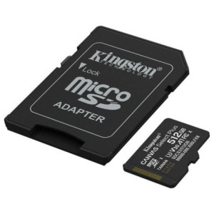MICRO SD KINGSTON XC 512GB+ADAPT.CLASE 10 150MB/S