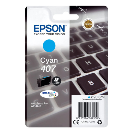 INK JET EPSON ORIGINAL C13T07U240 CYAN