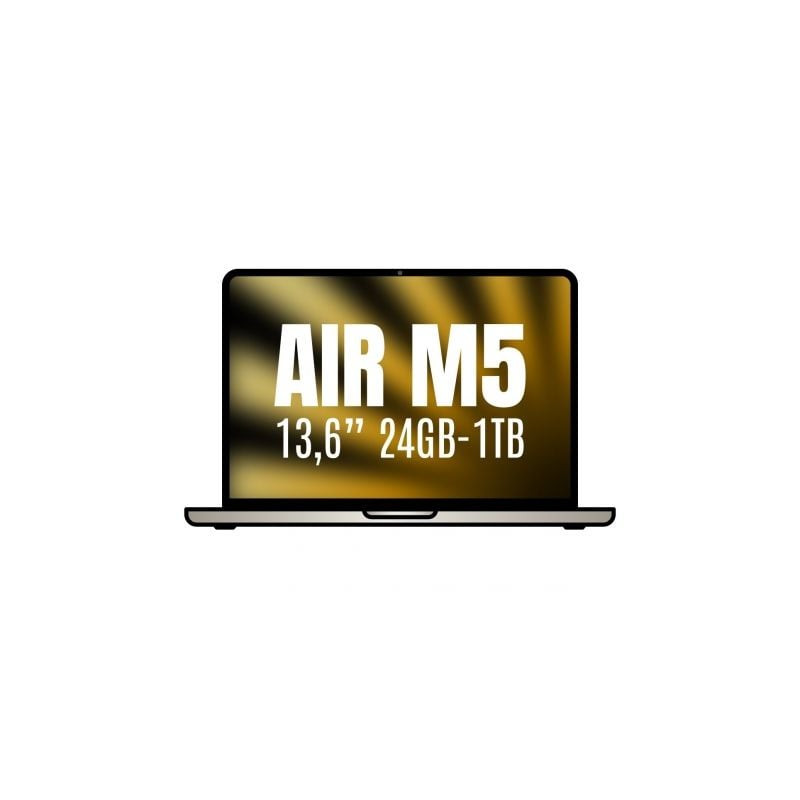 MACBOOK AIR APPLE 13.6"M5/10CPU/10GPU//24GB/1TB SSD BLANCO