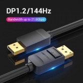 CABLE VENTION DISPLAYPORT/DISPLAYPORT M/M 1.2/4K/5M NEGRO