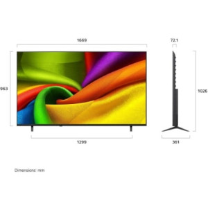 TV LG 75" NANOCELL 75NU850B6LA ULTRA HD 4K SMART TV WIFI NE