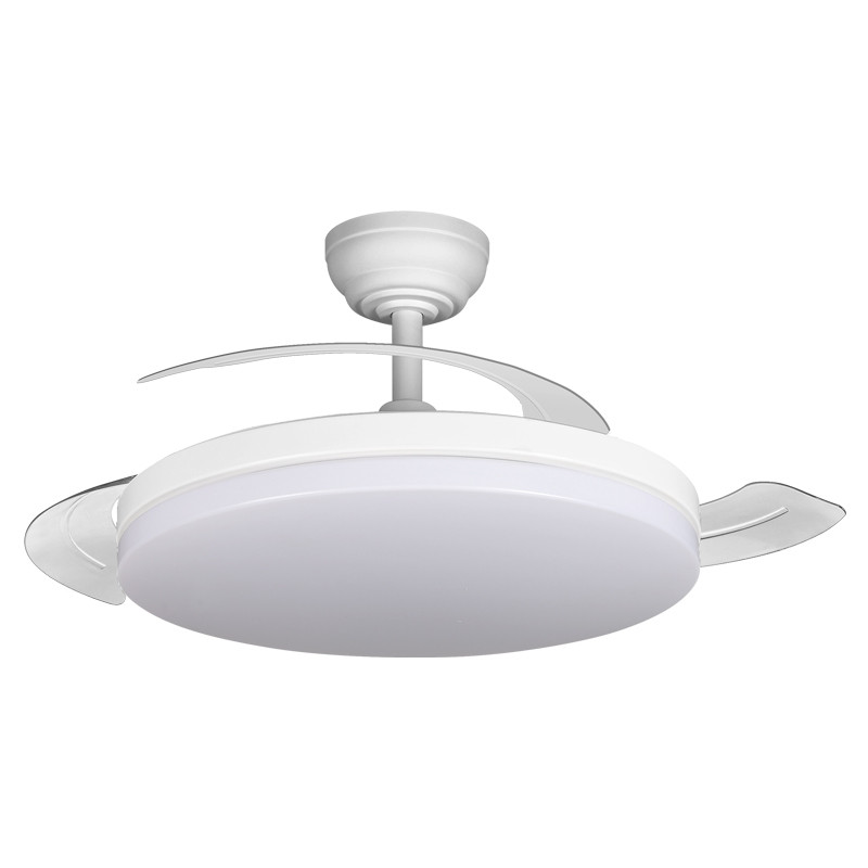 VENTILADOR DE TECHO FIT ENERGY ASPAS RETRACTIL BLANCO BLUETO