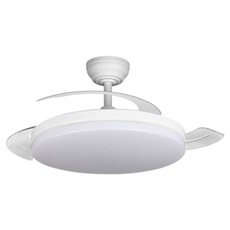 VENTILADOR DE TECHO FIT ENERGY ASPAS RETRACTIL BLANCO BLUETO