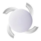 VENTILADOR DE TECHO FIT ENERGY ASPAS RETRACTIL BLANCO BLUETO