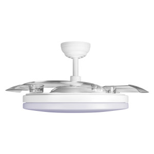 VENTILADOR DE TECHO FIT ENERGY ASPAS RETRACTIL BLANCO BLUETO