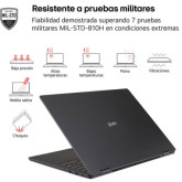 Portátil LG Gram 16Z90TL-G.AU85BN Intel Core Ultra 7-258V/ 32GB/ 512GB SSD/ 16"/ Win11