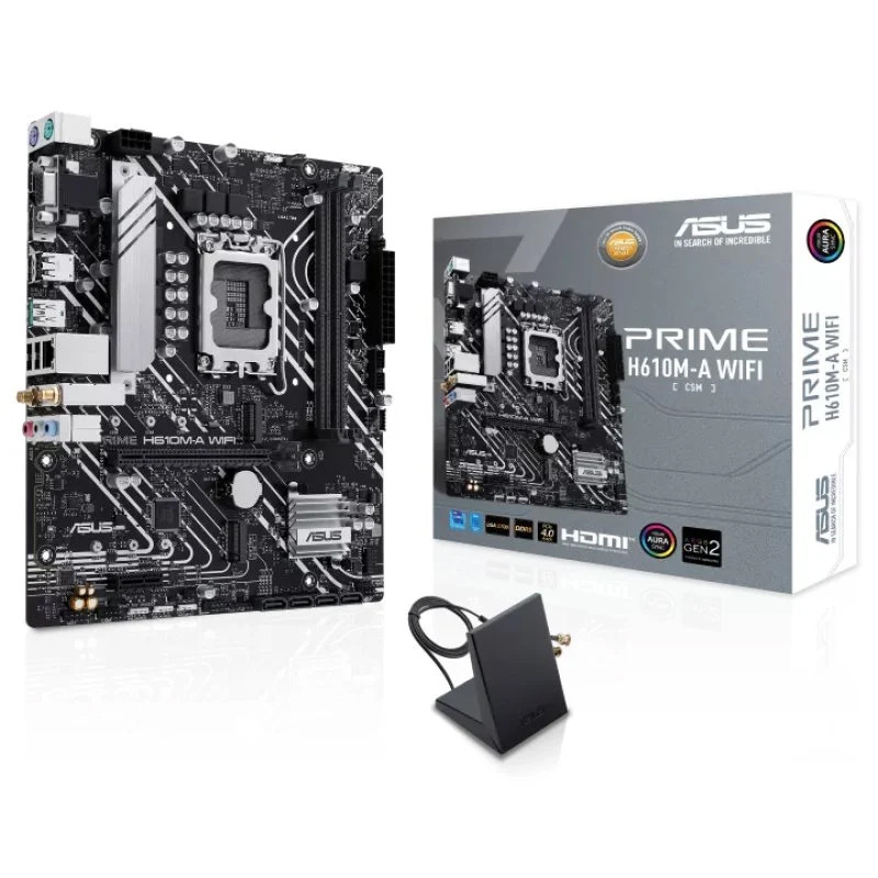 PLACA BASE ASUS PRIME H610M-A WIFI 1700  MATX VGA/HDMI