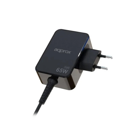 CARGADOR APPROX PORTATIL UNIVERSAL GAN USB-C 65W