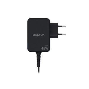 CARGADOR APPROX PORTATIL UNIVERSAL GAN USB-C 45W