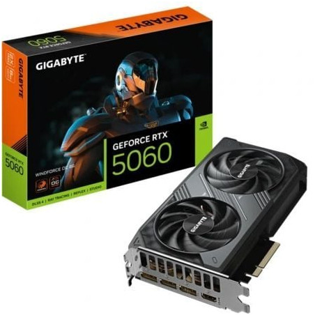 VGA GIGABYTE GEFORCE RTX 5060 WINDFORCE OC 8GB GDDR7