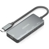 HUB USB TIPO C AISENS USB-C 3.1 - USB-C PD 100W/USB-C/3XUSB 
