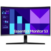 MONITOR SAMSUNG CURVO S3 S27D392GAU 27"/FHD/NEGRO-PLATA