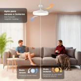 VENTILADOR TECHO GRUNKEL 42" DC 30W | LED 24W SKYWHITE42 