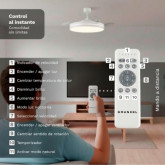 VENTILADOR TECHO GRUNKEL 42" DC 30W | LED 24W SKYWHITE42 