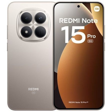 SMARTPHONE XIAOMI REDMI NOTE 15 PRO 8GB 256GB 6.83" 5G TITAN