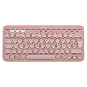 TECLADO LOGITECH PEBBLE KEYS 2 K380S ROSA 