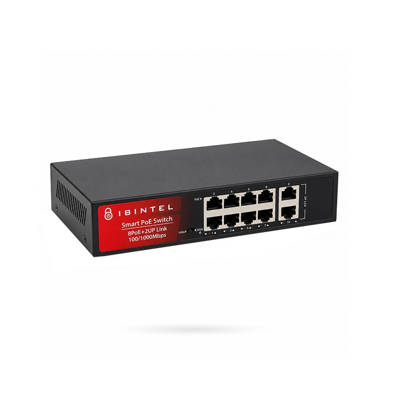 SWITCH IBINTEL POE + 8 PUERTOS 10/100/1000 