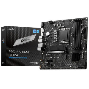 PLACA BASE MSI PRO B760M-P DDR4 1700 MATX