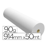 ROLLO PAPEL FABRISA PLUS BOBINA PARA PLOTTER 90GR 914MM X 50