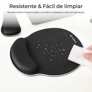 ALFOMBRILLA PACK ERGO MEMORYFLEX SUBBLIM NEGRO