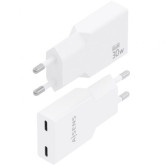 CARGADOR DE PARED AISENS 2*TIPO-C 30W  BLANCO A110-1003