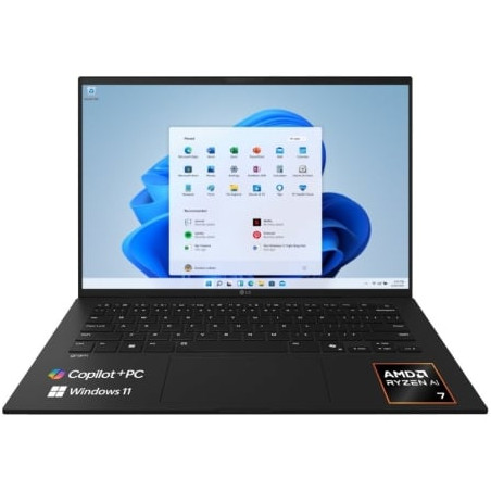 Portátil LG Gram 14Z95U-G.AU85BN Ryzen AI 7 450/ 32GB/ 512GB SSD/ 14"/ Win11