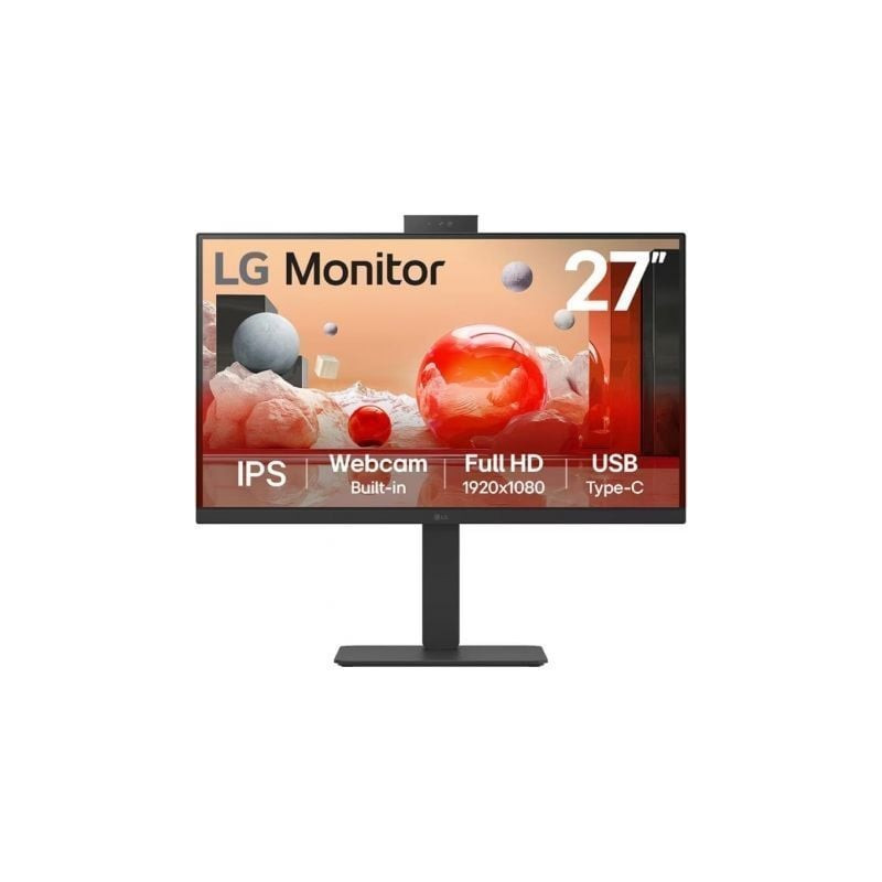 MONITOR LG 27" 27BA850-B 27"/ FULL HD/ WEBCAM/ MULTIMEDIA/ R