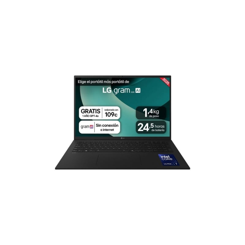 PORTATIL LG GRAM 17Z90TL-G.AU88BN INTEL CORE ULTRA 7-258V/ 3