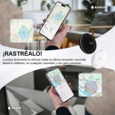 LOCALIZADOR LEOTEC EASYTAG DUAL/BLANCO/INCLUYE LLAVERO ROJO