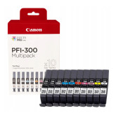 INK JET CANON ORIG.PFI300 PACK 10 COLORES 4192C008 