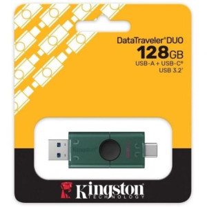 PENDRIVE KINGSTON 128G DATATRAVELER DUO TIPO C/USB 3.2