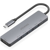DOCK AISENS USB TIPO-C A 1XHDMI 4K/4XUSB/1XUSB TIPO C PD