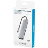 DOCK AISENS USB TIPO-C A 1XHDMI 4K/4XUSB/1XUSB TIPO C PD