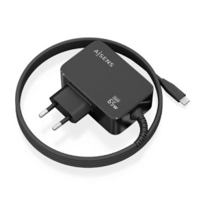 CARGADOR AISENS PORTÁTIL 1XUSB TIPO-C + CABLE 1.8M/ 65W/ AUT